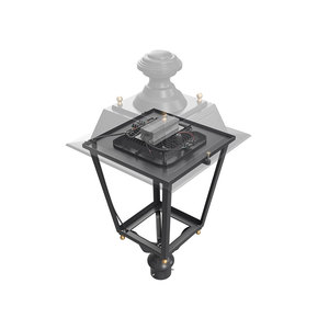 Aluminium IP66 Outdoor Park Lantern 60W LED Post Top Garden Luminaire Traditional <strong>Classical</strong> <strong>Street</strong> <strong>Light</strong> - Product Image 6