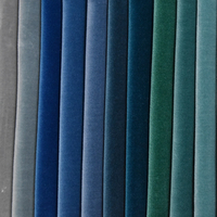 Vente en gros Fabricant Fourniture de plusieurs Couleurs 100% Tissu en Velours de Coton pour Rideaux Tissu Textile pour Canapé Rembourrage/Rideau