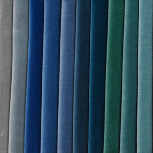 थोक निर्माता सोफे असबाब/पर्दा के लिए कपास मखमल कपड़े 100% कई रंगों की आपूर्ति करता है - Product Image 4