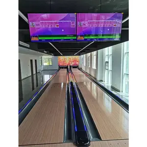 Konsol komersial kualitas tinggi Arcade baru dewasa bowling machine permainan dalam ruangan Bowling alley games