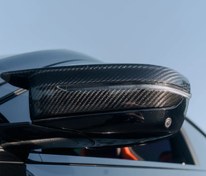 Cubiertas de Espejos Laterales Estilo M de Fibra de Carbono Seca YX para G80 G82 G83 M3 M4 G87 M2 G20 G22 - Negro Carbón, 1 Año de Garantía, Reemplazo - Product Image 6