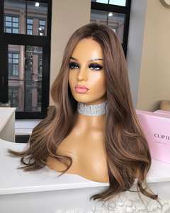 Parrucca Medica in <span class=keywords><strong>Capelli</strong></span> Umani con Base in Pizzo Completo per Pazienti con Alopecia, Top in Seta Siliconica, <span class=keywords><strong>Capelli</strong></span> Vergini, Personalizzabile, Realizzata a Mano - Product Image 5