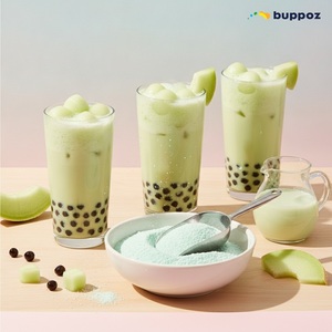 Poudre de thé au lait Honeydew 1kg, certifiée Halal HACCP, pour les magasins de thé au lait et les fabricants de bubble tea, directement de l'usine - Product Image 6