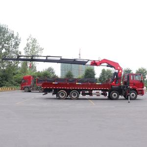 <span class=keywords><strong>Grue</strong></span> <span class=keywords><strong>de</strong></span> <span class=keywords><strong>camion</strong></span> SHACMAN 8x4 robuste à flèche pliante, nouveau modèle, direction à gauche, pour la logistique portuaire et le levage et le transfert <span class=keywords><strong>de</strong></span> conteneurs - Product Image 1