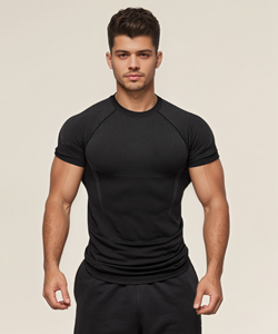 Camiseta Deportiva <span class=keywords><strong>de</strong></span> Lujo <span class=keywords><strong>para</strong></span> <span class=keywords><strong>Hombre</strong></span> con Logotipo Personalizado <span class=keywords><strong>de</strong></span> Diseñador |   Camiseta Deportiva Elástica y Elegante <span class=keywords><strong>para</strong></span> <span class=keywords><strong>Gimnasio</strong></span> |   Camiseta Deportiva Estampada <span class=keywords><strong>para</strong></span> Entrenamiento - Product Image 3