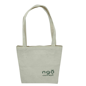 Sac fourre-tout en toile de coton avec logo personnalisé Cadeau promotionnel au meilleur prix offert par le Vietnam Taille personnalisée pour le voyage - Product Image 2