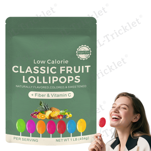 Julong bán buôn các loại trái cây có hương vị lollipops hương vị phong phú đáp ứng hương vị với thêm vitamin C trái cây lollipops - Product Image 6