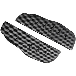 Rétroviseur latéral à motif fibre de carbone noir universel pour 2023- Pare-pluie Réducteur de vent Déflecteur de bruit pour voiture - Product Image 5