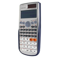 Calculatrice Scientifique Numérique FX-991ZA PLUS Multifonctionnelle pour Étudiant, Affichage LCD 12 Chiffres 2 Lignes