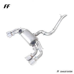 VW GOLF R MK7 MK7.5 7R 7.5R के लिए रेसिंग प्रदर्शन स्टेनलेस स्टील पूर्ण सेट वाल्वट्रॉनिक निकास प्रणाली - Product Image 3