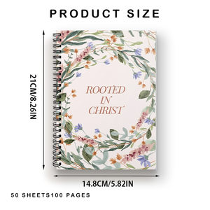 Hot Selling <strong>Bible</strong> Study Notebook Customizable A5 Spiral Sermon Journal Church Notes Daily Prayer <strong>Hardcover</strong> Lined <strong>Printing</strong> Custom - Product Image 5