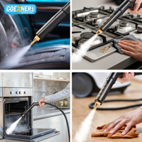 Nettoyeur vapeur portable sans produits chimiques 1800W, chauffe rapide en 20 secondes, pour la graisse de cuisine, les sols, les carreaux, les meubles