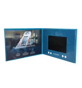 Customizable Video Memory Book Wedding Video Brochure Digital Photo Frame Factory-Supplied Gift Card Product
