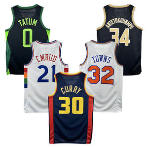 Maillot de basketball de haute qualité en gros – Giannis Antetokounmpo 34, <span class=keywords><strong>Stephen</strong></span> Curry 30 – Logo imprimé à chaud – Short professionnel pour la gym - Product Image 4