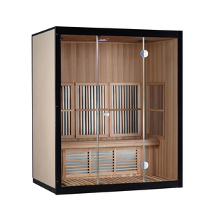 Salle de Sauna infrarouge <span class=keywords><strong>2</strong></span> <span class=keywords><strong>personnes</strong></span>, corbeau canadien, bois d'ozone intérieur, hamac infrarouge lointain, dôme de Sauna - Product Image 2