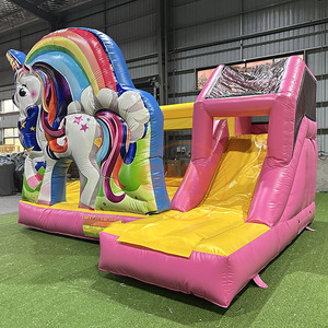 Château <span class=keywords><strong>gonflable</strong></span> licorne Hupfburg, <span class=keywords><strong>salle</strong></span> <span class=keywords><strong>de</strong></span> <span class=keywords><strong>jeux</strong></span> <span class=keywords><strong>gonflable</strong></span> pour enfants, château <span class=keywords><strong>gonflable</strong></span> avec toboggan - Product Image 2