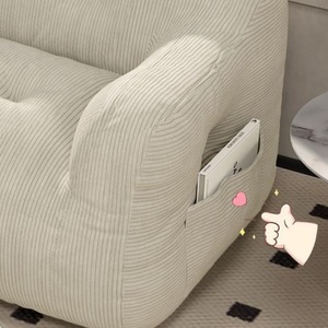 Sofá de Tela Relajante de Dos Plazas, <span class=keywords><strong>Puff</strong></span> <span class=keywords><strong>Gigante</strong></span> Multifuncional, Sofá Estético para Sala de Estar o Dormitorio - Product Image 4