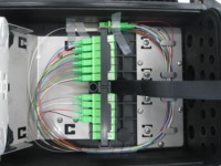 Caja de empalme de fibra óptica para exteriores FTTX, impermeable IP68 (8/12/24/48/96) núcleos, caja de distribución y empalme de cable de fibra óptica
