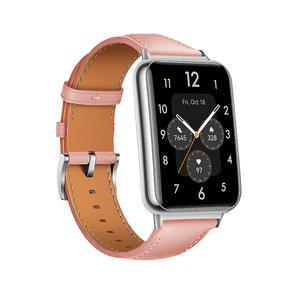 Echtes Leder armband für Huawei Watch Fit 4 <span class=keywords><strong>3</strong></span> 2 MEN WOMEN Smart Uhren armband Ersatz Armband Retro Leder armband - Product Image 5