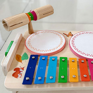 Ensemble d'instruments de percussion en bois éducatifs de haute qualité pour enfants - Product Image 2