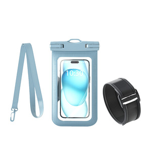 Étui de téléphone étanche avec écran tactile de 7 pouces, manchon de bras pour la natation, la plongée, le surf, les sources chaudes, le rafting, la photographie sous-marine - Product Image 5