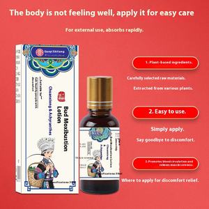 Semprotan Moxibustion Chuanxiong Achyranthes Bidentata Miao 30ml Pereda Nyeri Leher dan Bahu Mengurangi Nyeri Otot dan Kram Merek OEM - Product Image 3