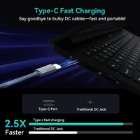 New Arrival I7 Laptop I7 Processor Dedicated Graphic Card Window 11 Laptop Computer RJ45 LAN Port for Education/Business