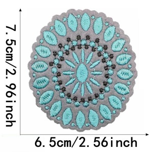 新しいヒートプレス刺繍アメリカンスタイル西洋カウボーイカウボーイカウボーイ刺繍アイロンパッチ衣類トラックの帽子の装飾 - Product Image 6