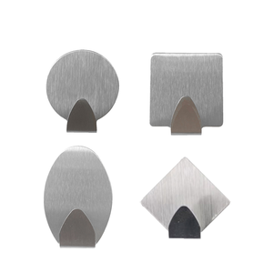 Phổ kích thước tùy chỉnh nhựa kim loại mạnh mẽ tự dính dính móc đấm miễn phí phòng tắm nhà bếp tường dính móc - Product Image 6