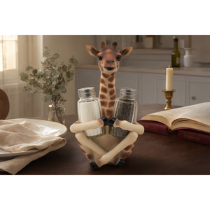 Etechan Decorative Giraffe <b>Salt</b> and Pepper <b>Shaker</b> Set Resin Figurine for Kitchen Dining Table - Product Image 3
