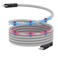 Logo personnalisé Charge rapide Type-C vers USB C Chargeur Câble magnétique