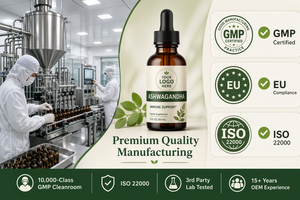 US <strong>UK</strong> European Market Private Label <strong>Sea</strong> <strong>Moss</strong> Ashwagandha Drops Human Health Support Improvement Herbal Drink Food Supplements - Product Image 5