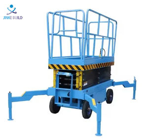 Ağır ağırlık 4-20M 300KG 500KG 1 Ton fabrika elektrikli iskele hava çalışma platformu özelleştirilmiş mobil römork makaslı Lift - Product Image 3