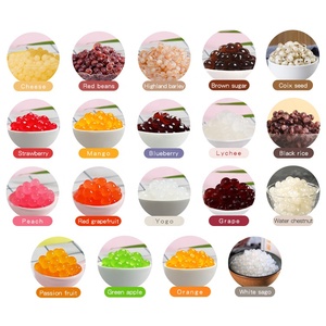 1.25 kg de Boba con Sabor a Pomelo Rojo, Ingredientes de Yogur Dulce y Mango para Leche o Té de Burbujas, Paquete a Granel, con Azúcar Añadida - Product Image 6