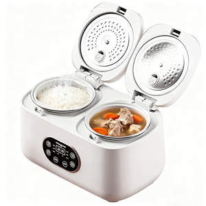 Cuisinières multifonctions tendance 2025 en acier inoxydable, cuiseur automatique de curry, <span class=keywords><strong>mijoteuse</strong></span> électrique avec <span class=keywords><strong>pot</strong></span> en céramique - Product Image 1