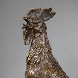 Özel bronz horoz heykeli Modern sanat açık bahçe heykel kilise tapınak kapalı uygulama için 1 yıl garanti - Product Image 3