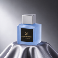 Flacons de parfum de qualité supérieure, flacons de parfum en verre épais avec vaporisateur doré, flacons de parfum en verre simples de 50 ml et 100 ml, flacons de parfum en verre sur mesure