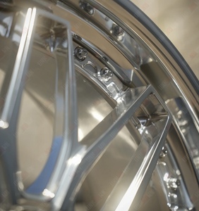Centres et lèvres entièrement polis et brillants 18 19 20 21 22 24 pouces Roues forgées 2 pièces pour Impreza Crown Kia A5 Lexus IS - Product Image 6