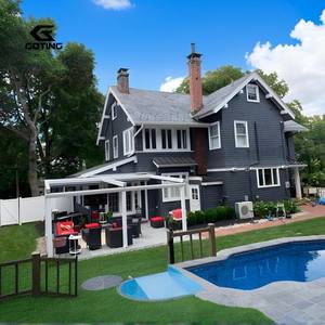 Toldo Retráctil Motorizado Personalizado a Precios de Fábrica, Pérgola Plegable para Balcón, Impermeable, Metálica, con Control Remoto, Resistente al Viento - Product Image 1