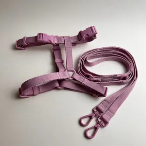 Conjunto de Coleira e Guia para Cães Personalizado e Ecológico com Faixas Reflexivas em Poliéster Macio - Product Image 5