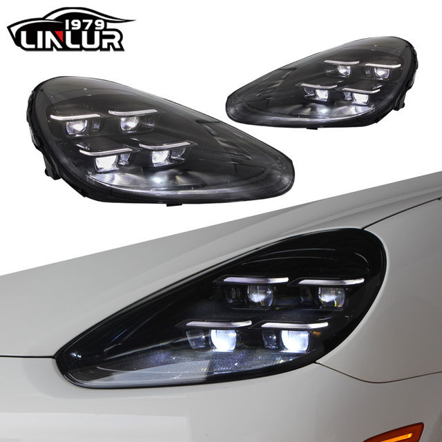 [1979ll]High Quality 2015-2017 Car Led Lights 958.2 Upgrade to 2024 Pdls matrix Led Headlight for Porsche Cayenne 958 958.2
