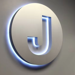 Acrylic LED bảng hiệu 3D kim loại chữ cửa hàng kinh doanh xe ngoài trời sử dụng cà phê cửa hàng di động dấu hiệu Neon tin nhắn Backlit công ty - Product Image 1