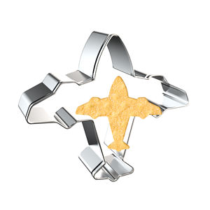 Moule à biscuits en forme d'<span class=keywords><strong>avion</strong></span> <span class=keywords><strong>Emporte</strong></span>-pièce personnalisé <span class=keywords><strong>Emporte</strong></span>-pièce en acier inoxydable pour la pâtisserie - Product Image 3