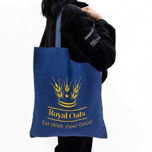 Bolsa de Compras Personalizada de Lona de Algodón Crudo Orgánico - Product Image 4