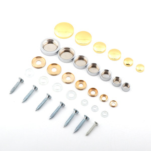 Modern Pure Copper Mirror Nails Advertising Signboard <b>Screw</b> Nails Thickened Glass Decorative Nails <b>Flat</b> Mirror Nails - Product Image 4