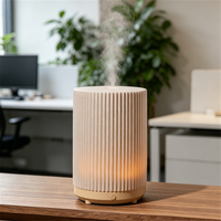 Diffuseur d'huiles essentielles en résine de luxe en gros, diffuseur d'arômes ultrasonique USB pour petites surfaces, humidificateur d'air avec minuterie