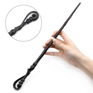 MC8 Đen Cây Đũa Thần hộp Fleur <span class=keywords><strong>Isabelle</strong></span> delacour thép kim loại lõi cây Đũa Phép cho những dịp Halloween Tạ Ơn giáng sinh năm mới - Product Image 3