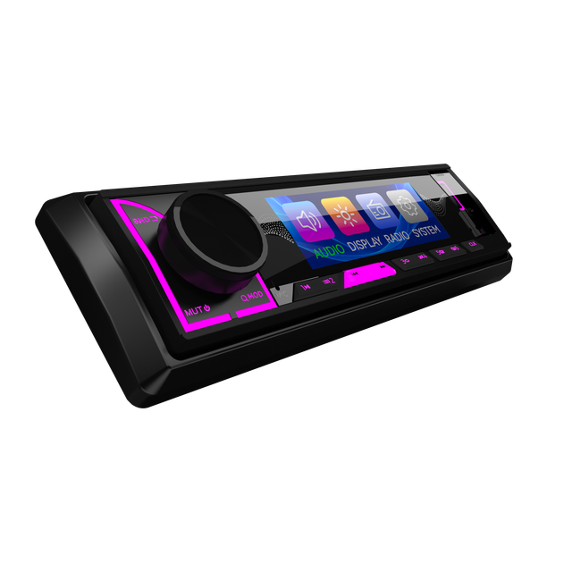 Autoradio 1DIN Car MP3 Player Head Unit with TFT Display Voice Assistant 5.0V RCA Preout BT 5.1 A2DP FM AM RDS USB APE