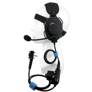 Taktisches U94 PTT Headset Mikrofon für Vertex Standard VX-231 VX131 VX230 VX231 VX261 Walkie Talkie FT-03 Kopfhörer für Airsoft-Shooting