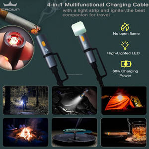 Cable de Carga Rápida 4/6 en 1 Pd 27w 65w con Funciones de Encendido de Emergencia y SOS para iPhone 15 Pro Max - Product Image 6